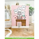 Lawn Fawn, clear stamp, love poems
