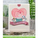 Lawn Fawn, clear stamp, love poems