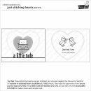 Lawn Fawn, lawn cuts/ Stanzschablone, just stitching hearts