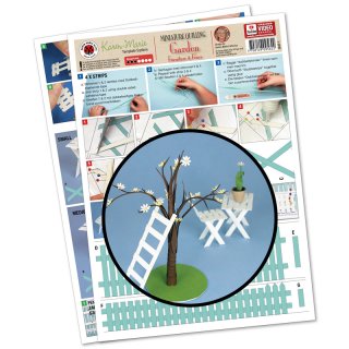 papier + ideen: Quilling Template, 3D Gartenmöbel...