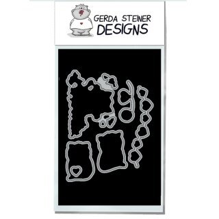 Gerda Steiner Designs, Valentine Cats - Die Set