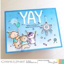 Mama Elephant, clear stamp, Piñata Party
