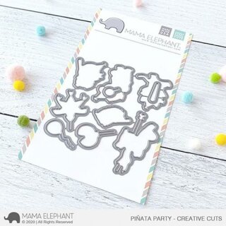 Mama Elephant, Creative Cuts/ Stanzschablone, Piñata Party