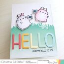Mama Elephant, Creative Cuts/ Stanzschablone, Zodiac Rabbit