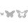 Rayher Stanzschablonen Set: Schmetterlinge, 1,2-3,4cm x 1,3-5cm, 3 Teile