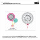 Lawn Fawn, lawn cuts/ Stanzschablone, stitched balloon...