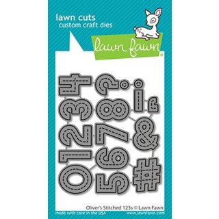 Lawn Fawn, lawn cuts/ Stanzschablone, olivers stitched 123s