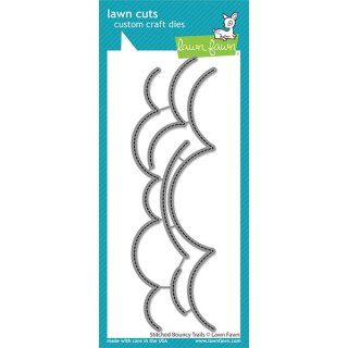 Lawn Fawn, lawn cuts/ Stanzschablone, stitched bouncy trails