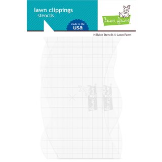 Lawn Fawn, Lawn Clippings, hillside stencils