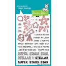 Lawn Fawn, lawn cuts/ Stanzschablone, super star