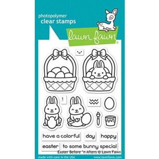 Lawn Fawn, clear stamp, easter before n afters