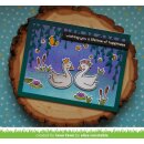 Lawn Fawn, clear stamp, swan soiree