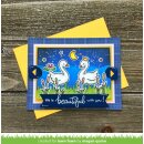 Lawn Fawn, clear stamp, swan soiree