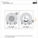 Lawn Fawn, clear stamp, swan soiree