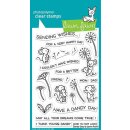 Lawn Fawn, clear stamp, dandy day