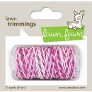 Lawn Fawn, lawn trimmings, pretty in pink sparkle cord
