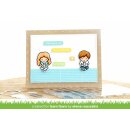 Lawn Fawn, clear stamp, screen time
