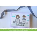 Lawn Fawn, clear stamp, screen time