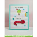 Lawn Fawn, clear stamp, sweetest flavor