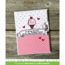 Lawn Fawn, clear stamp, sweetest flavor