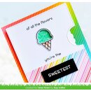 Lawn Fawn, clear stamp, sweetest flavor