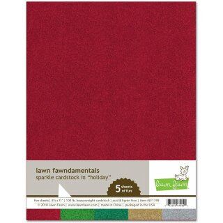 Lawn Fawn, lawn fawndamentals, sparkle cardstock - holiday