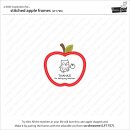 Lawn Fawn, lawn cuts/ Stanzschablone, stitched apple frames