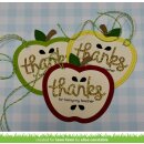 Lawn Fawn, lawn cuts/ Stanzschablone, stitched apple frames