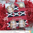 Mama Elephant, clear stamp, Zodiac Horse