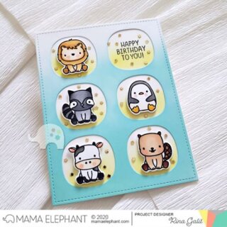 Mama Elephant, clear stamp, Stackable Friends