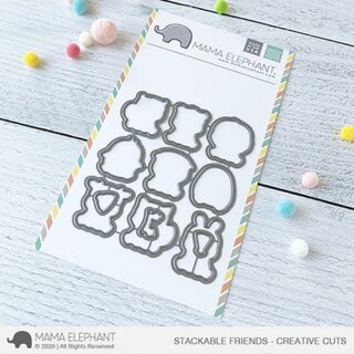 Mama Elephant, Creative Cuts/ Stanzschablone, Stackable Friends