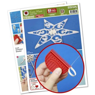 papier + ideen: Quilling Template, Module Star 1