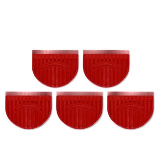 Quilling Comb / Quilling Kamm superfein - rot BIG PACK 5 Stück