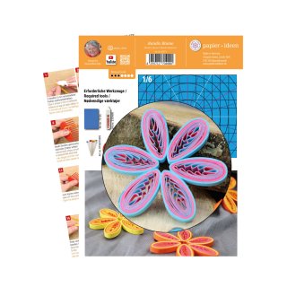 papier + ideen: Quilling Template, Randi´s Blumen...