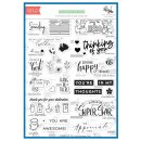 Lawn Fawn, clear stamp, thinking of you
