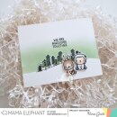Mama Elephant, clear stamp, Scene Builder