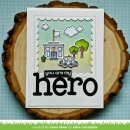 Lawn Fawn, clear stamp, village heroes