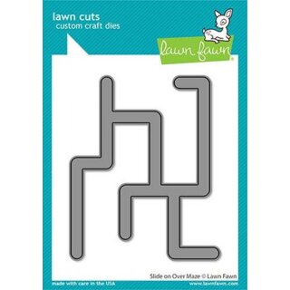 Lawn Fawn, lawn cuts/ Stanzschablone, slide on over maze