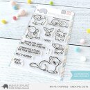Mama Elephant, clear stamp, My Pet Puppies