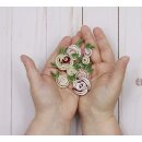 papier + ideen, Quilling Kit - Rosen-Kit weiß/rot