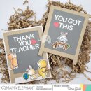Mama Elephant, clear stamp, School Rules