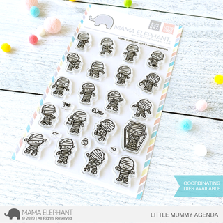 Mama Elephant, clear stamp, Little Mummy Agenda