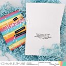 Mama Elephant, clear stamp, Inside Birthday Messages