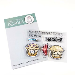 Gerda Steiner Designs, Muffin Compares to You 3x4 Clear...