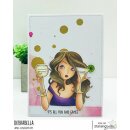 Stamping Bella, Rubber Stamp, MOCHI PARTY GIRL