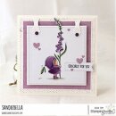 Stamping Bella, Rubber Stamp, BUNDLE GIRL WITH A FOXGLOVE