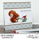 Stamping Bella, Rubber Stamp, THE GNOME AND THE SQUIRREL
