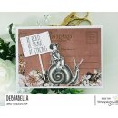 Stamping Bella, Rubber Stamp, EDGAR AND MOLLY VINTAGE SNAIL SET