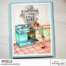 Stamping Bella, Rubber Stamp, EDGAR AND MOLLY VINTAGE...