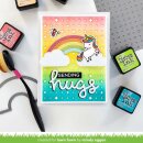 Lawn Fawn, clear stamp, unicorn picnic